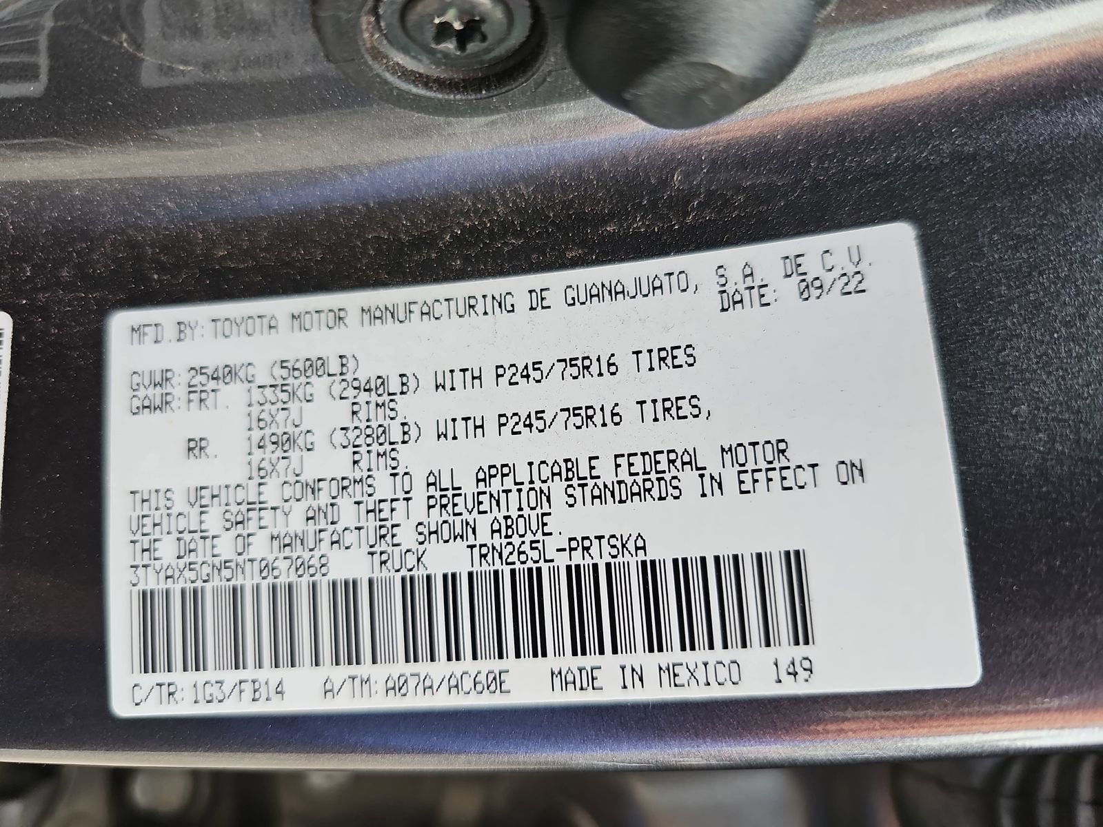 Used 2022 Toyota Tacoma SR w/ SR Convenience Package image 39