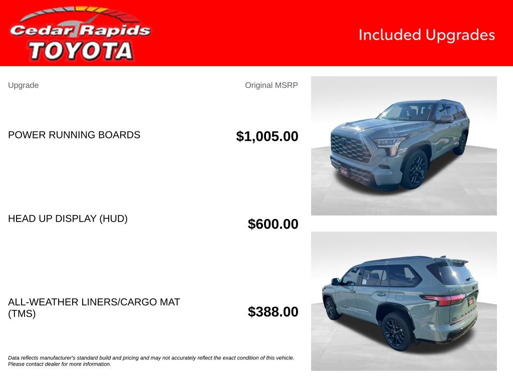 New 2026 Toyota Sequoia Platinum AWD/4WD image 6
