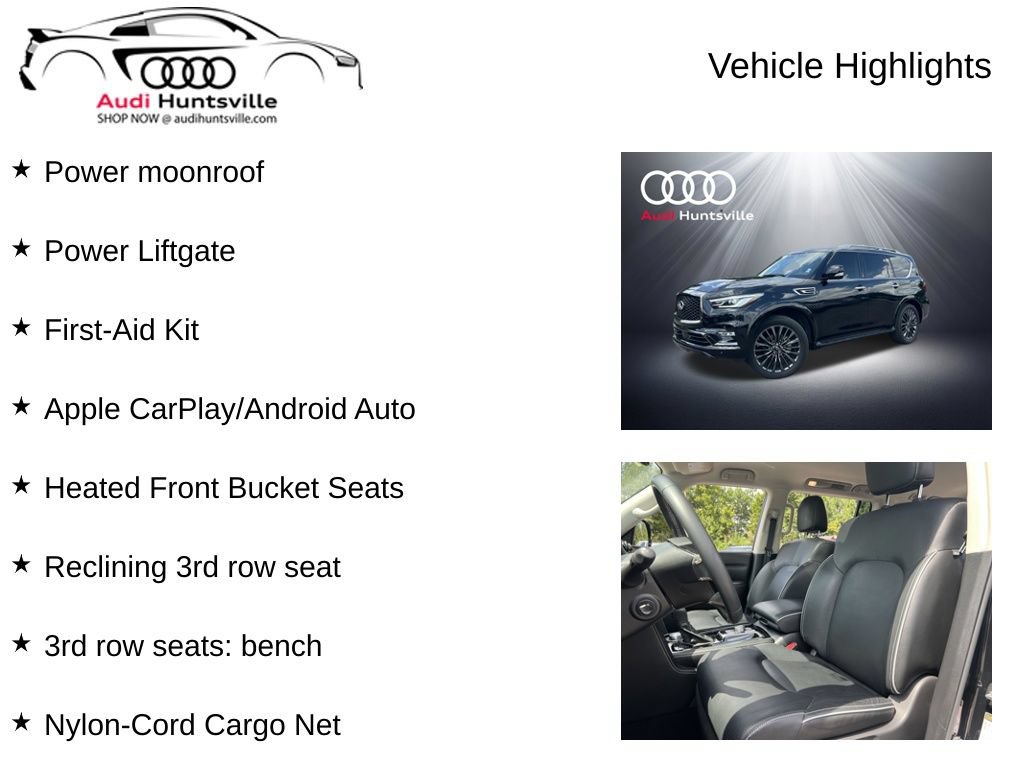 Used 2024 INFINITI QX80 Premium Select w/ Cargo Package AWD/4WD image 12