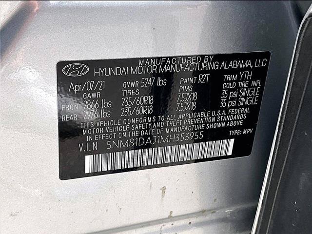 Used 2021 Hyundai Santa Fe SE AWD/4WD image 30