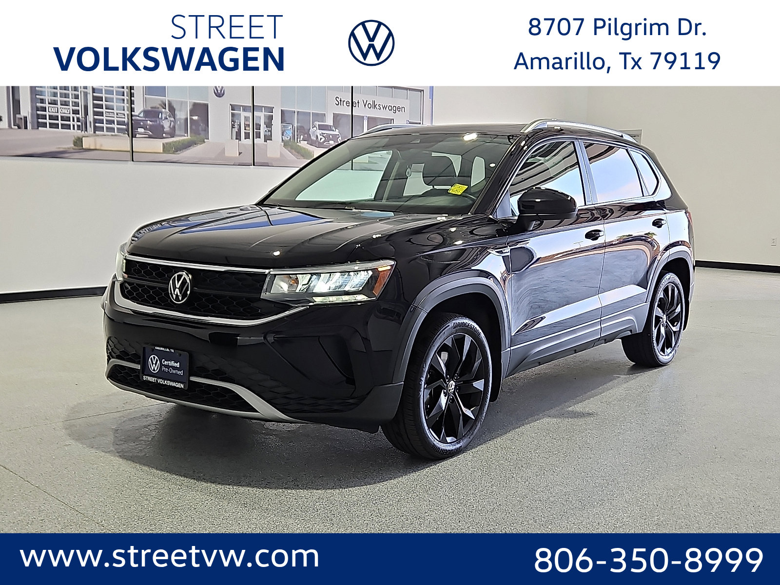Certified 2023 Volkswagen Taos SE w/ Panoramic Sunroof Package FWD image 1
