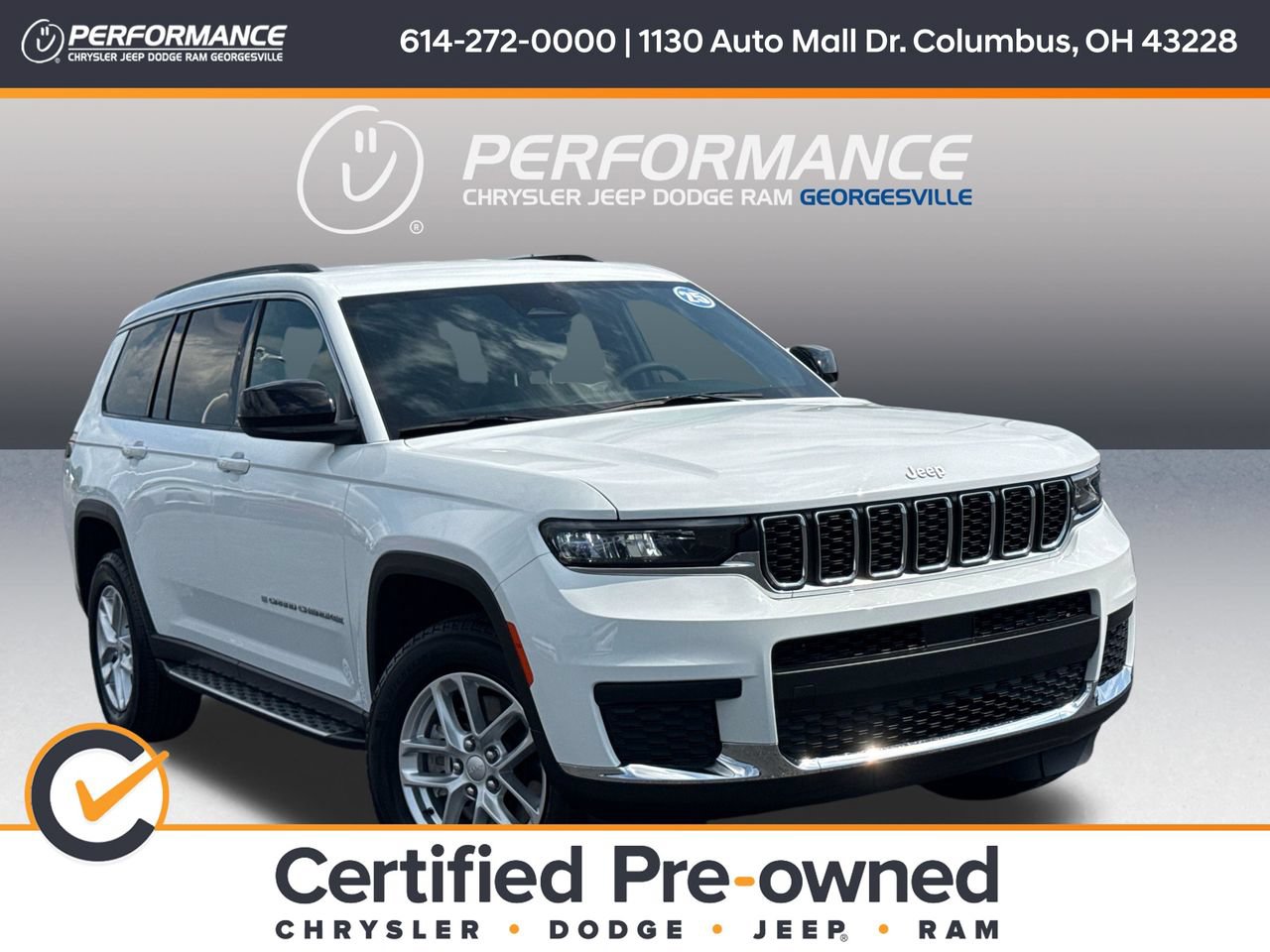 Certified 2025 Jeep Grand Cherokee L Laredo