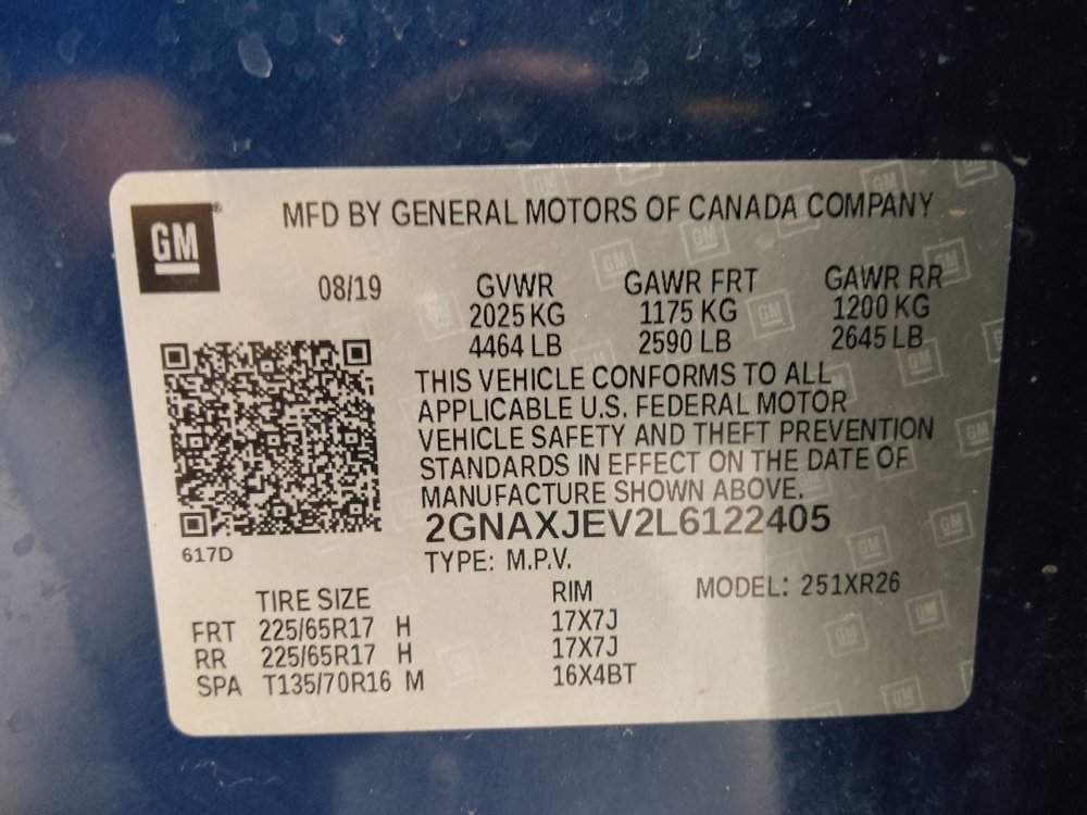 Used 2020 Chevrolet Equinox LT w/ Driver Convenience Package FWD image 33