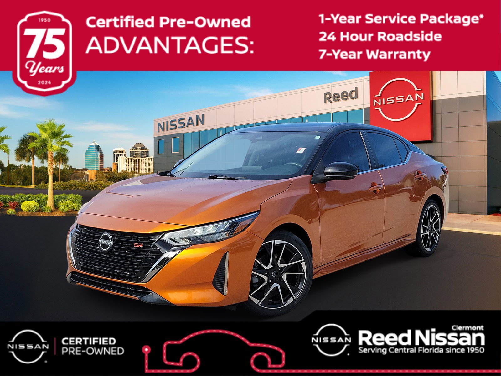 Certified 2024 Nissan Sentra SR w/ Lighting Package FWD image 1