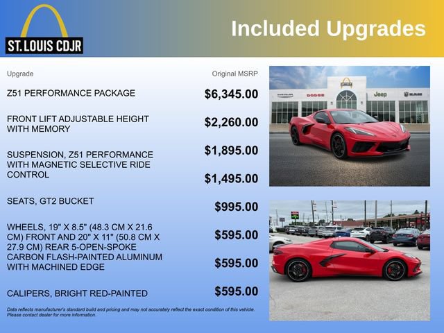 Used 2022 Chevrolet Corvette Stingray Preferred Conv w/ Z51 Performance Package RWD image 5