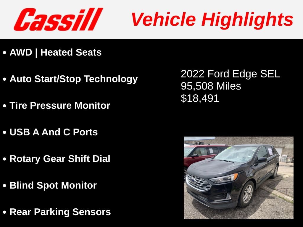 Used 2022 Ford Edge SEL AWD/4WD image 3