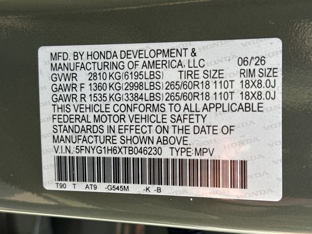 Used 2026 Honda Pilot TrailSport image 18