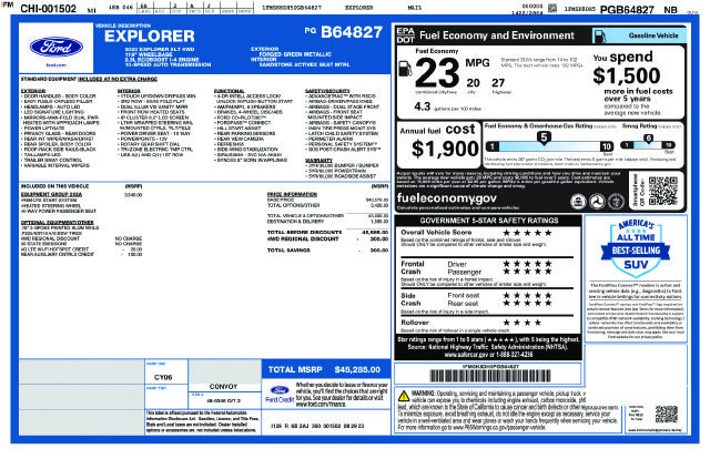 Used 2023 Ford Explorer XLT w/ Equipment Group 202A