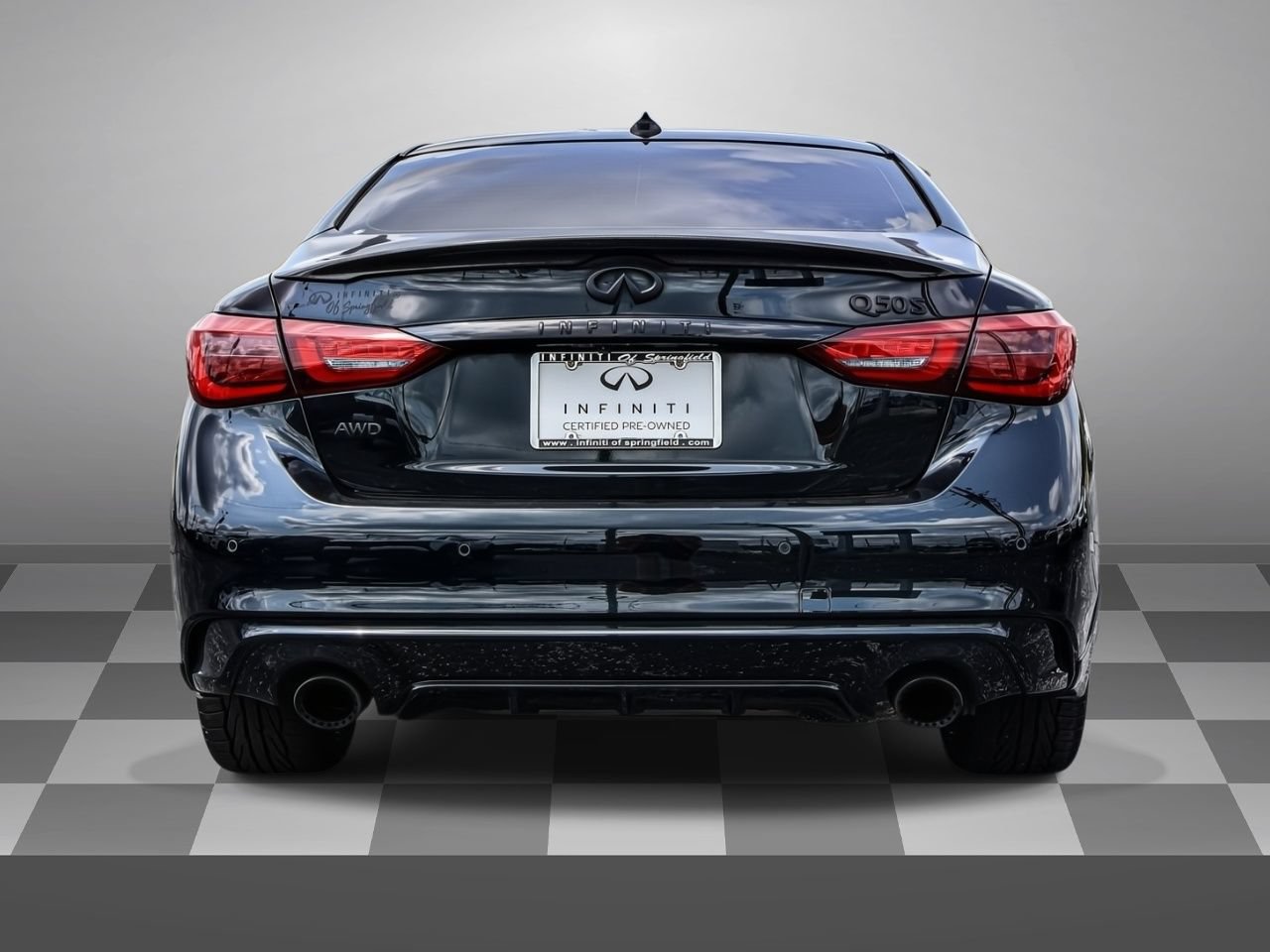 Used 2023 INFINITI Q50 Red Sport 400 w/ Black Opal Edition AWD/4WD image 5