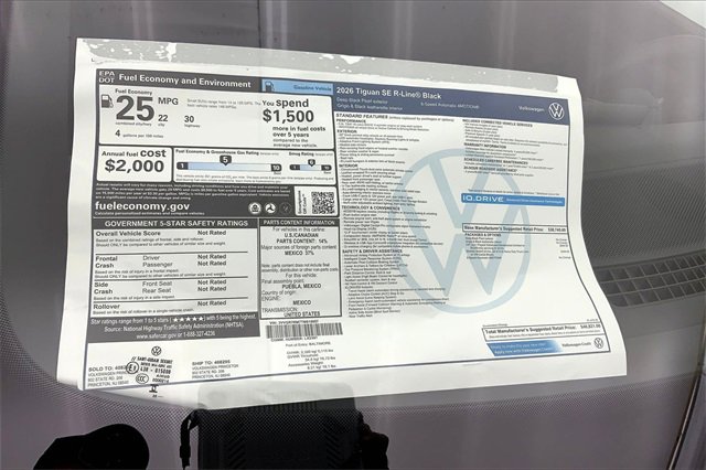 New 2026 Volkswagen Tiguan SE R-Line image 15