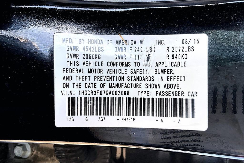 Used 2016 Honda Accord EX-L image 43