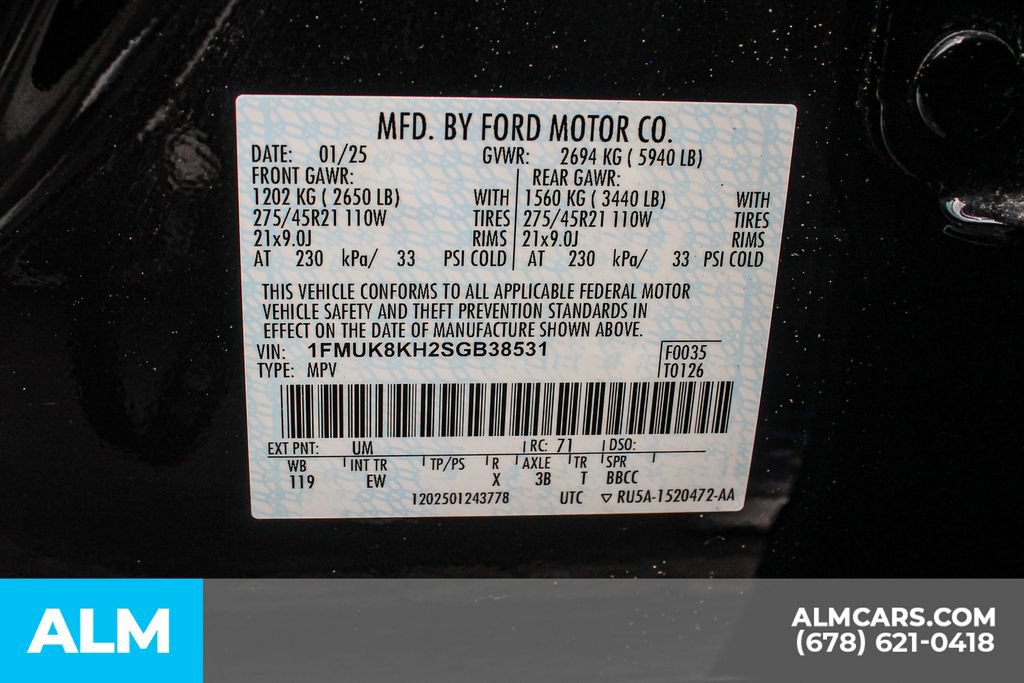 Used 2025 Ford Explorer ST-Line w/ ST-Line Street Pack AWD/4WD image 43