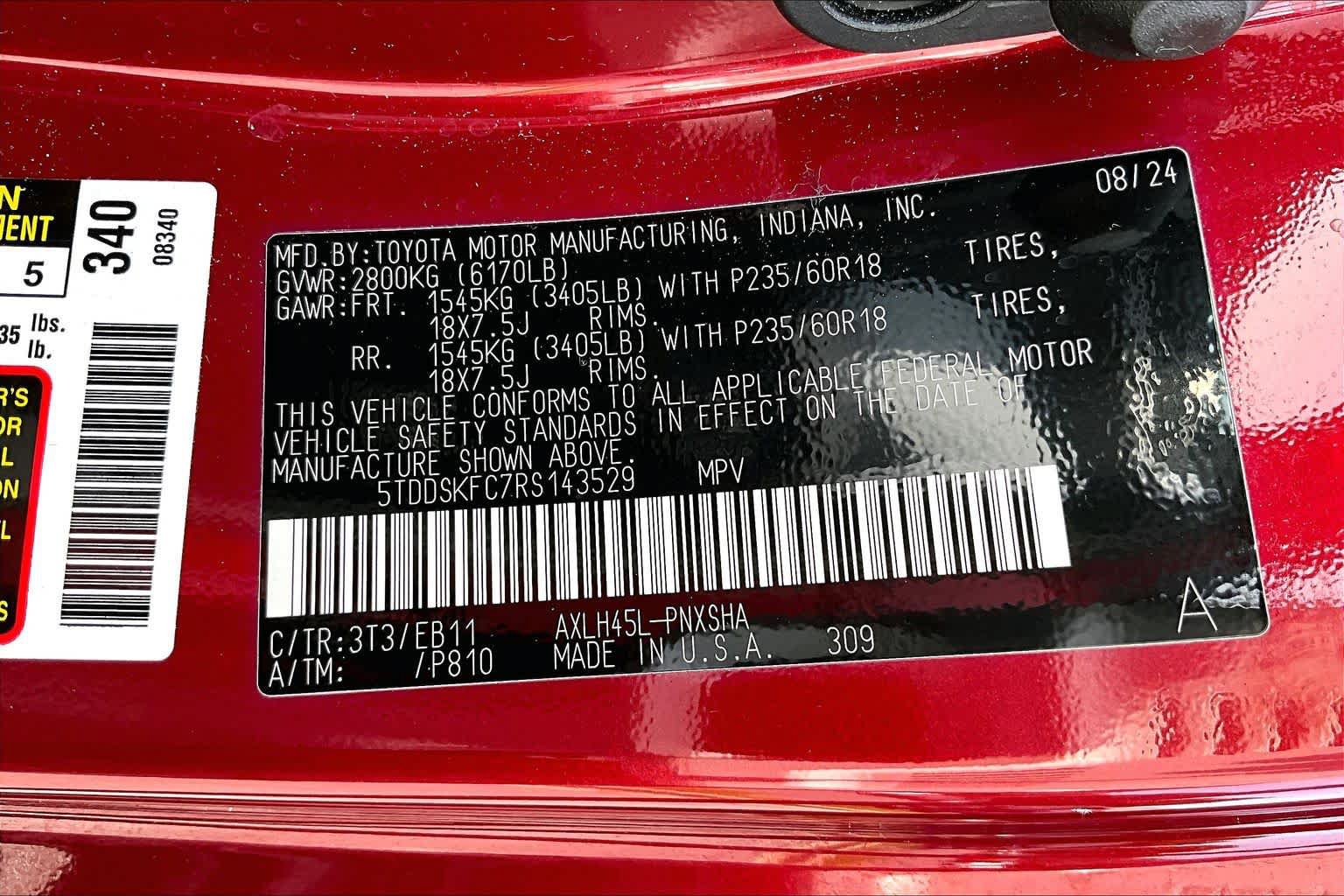 Used 2024 Toyota Sienna XSE w/ XSE Plus Package AWD/4WD image 37