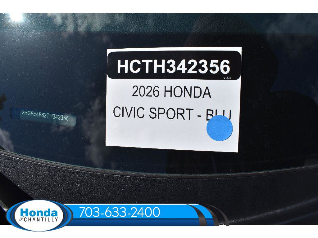 New 2026 Honda Civic Sport image 35