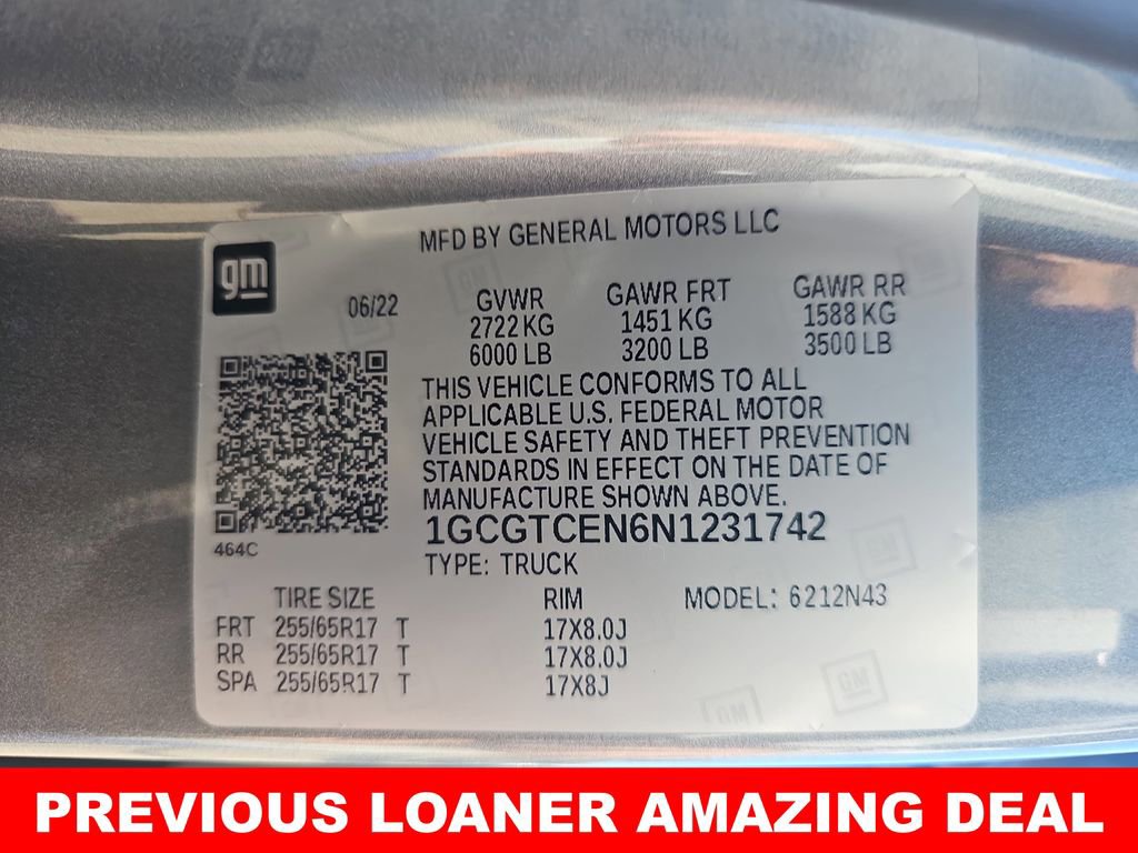 Used 2022 Chevrolet Colorado LT w/ LT Convenience Package image 41