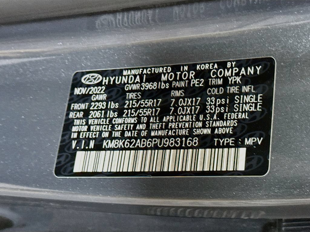 Certified 2023 Hyundai Kona SEL w/ Cargo Package FWD image 33