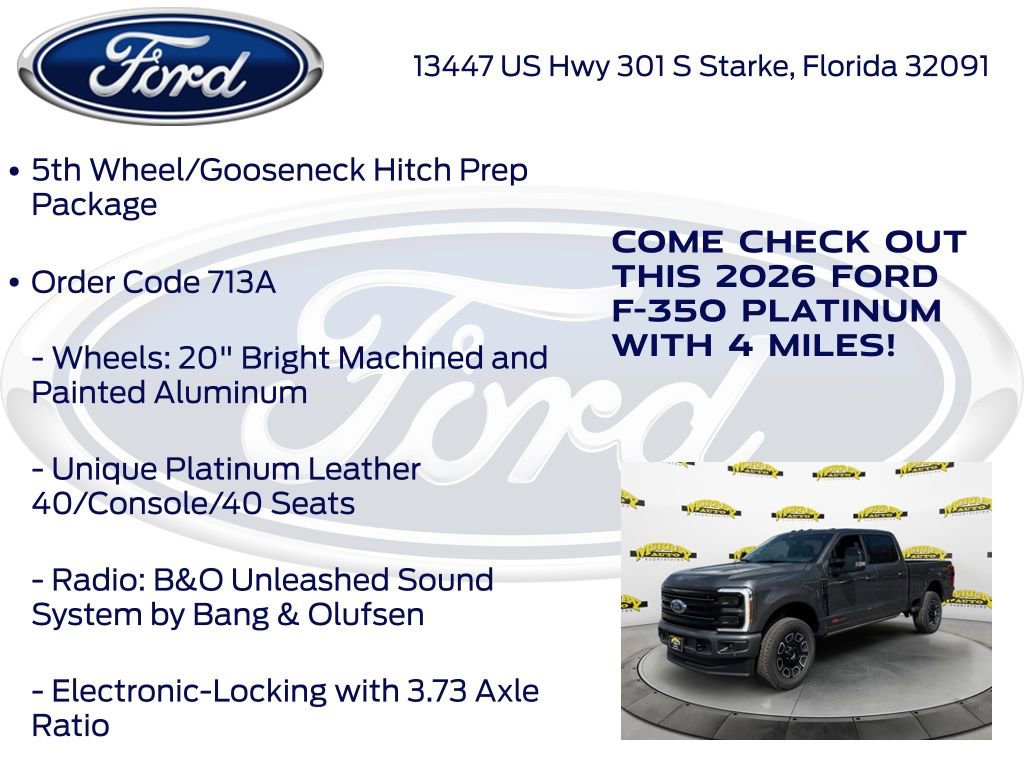 New 2026 Ford F350 Platinum image 20