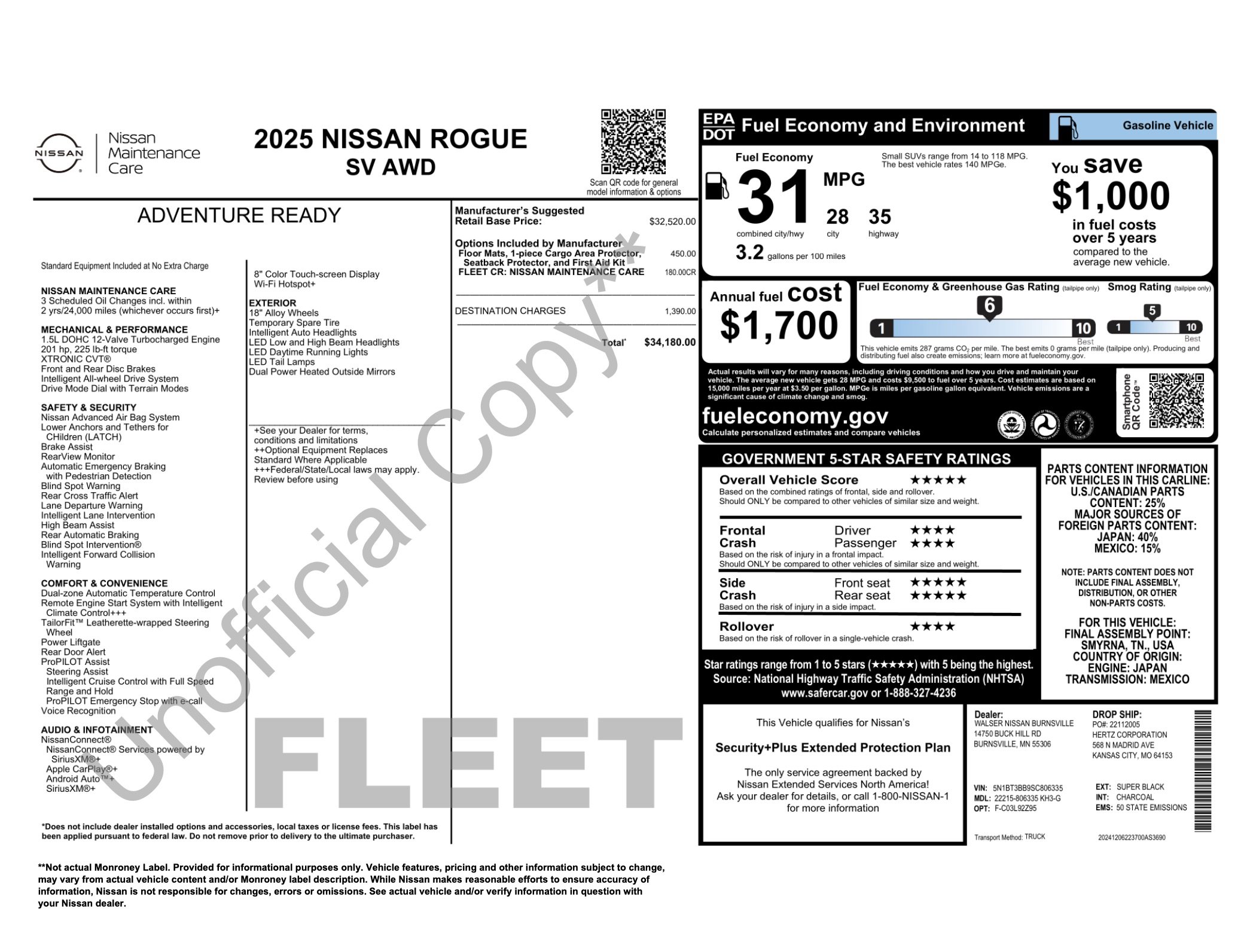 Used 2025 Nissan Rogue SV image 5