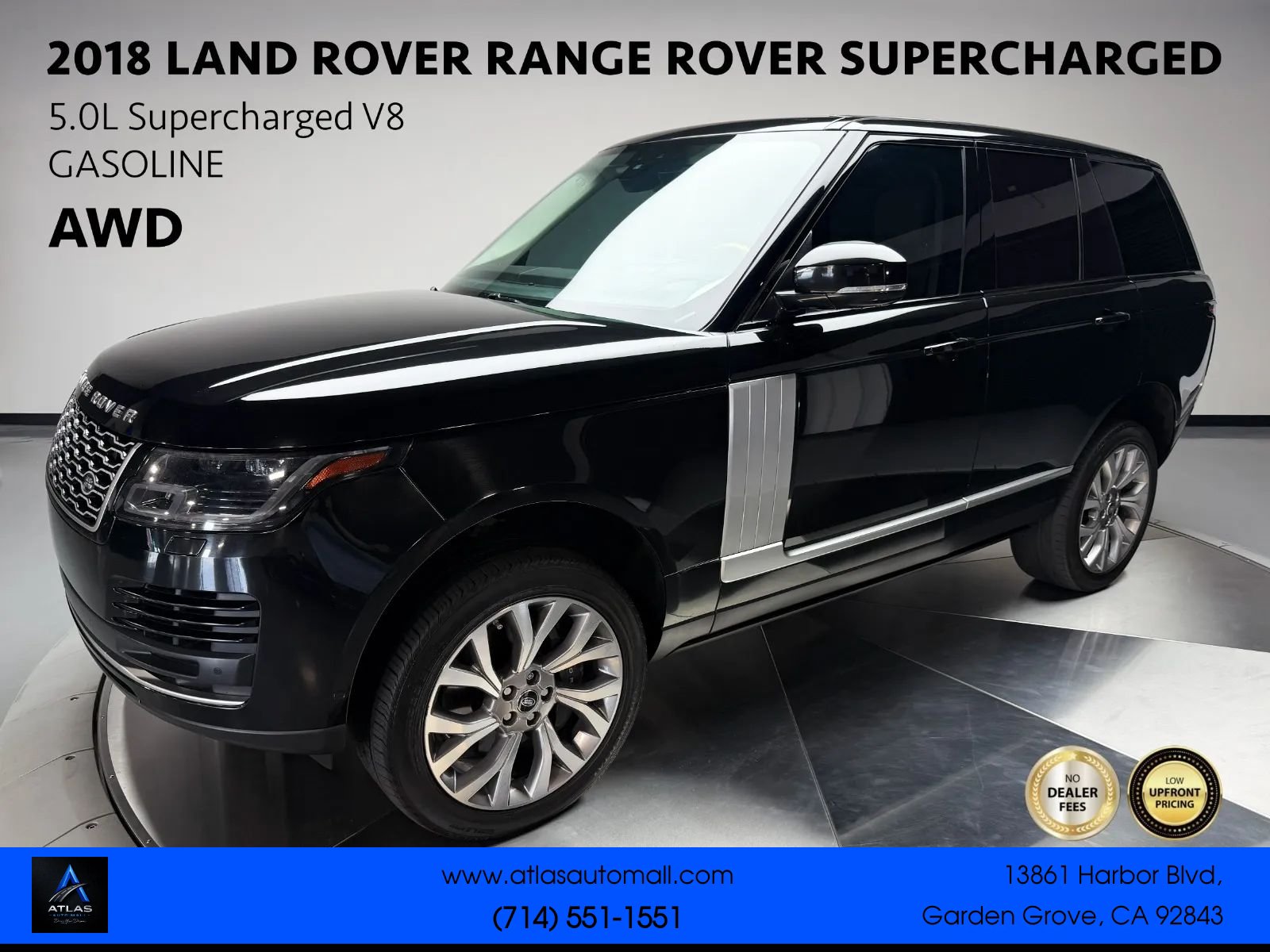 Used 2018 Land Rover Range Rover Supercharged AWD/4WD image 1