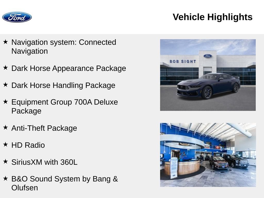 New 2026 Ford Mustang Dark Horse w/ Dark Horse Handlin Package RWD image 2