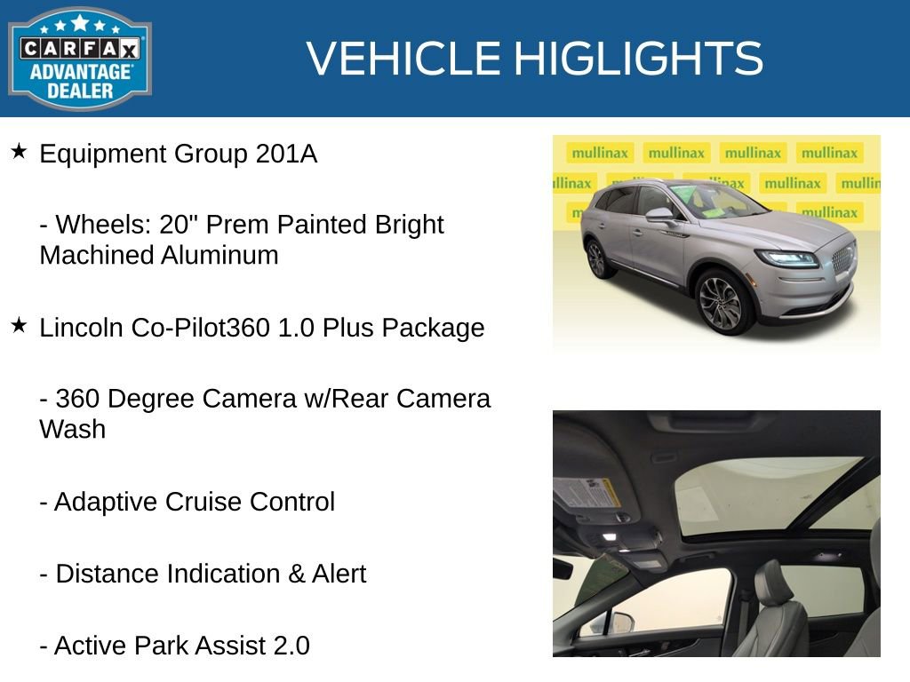 Used 2022 Lincoln Nautilus Reserve w/ Equipment Group 201A image 36