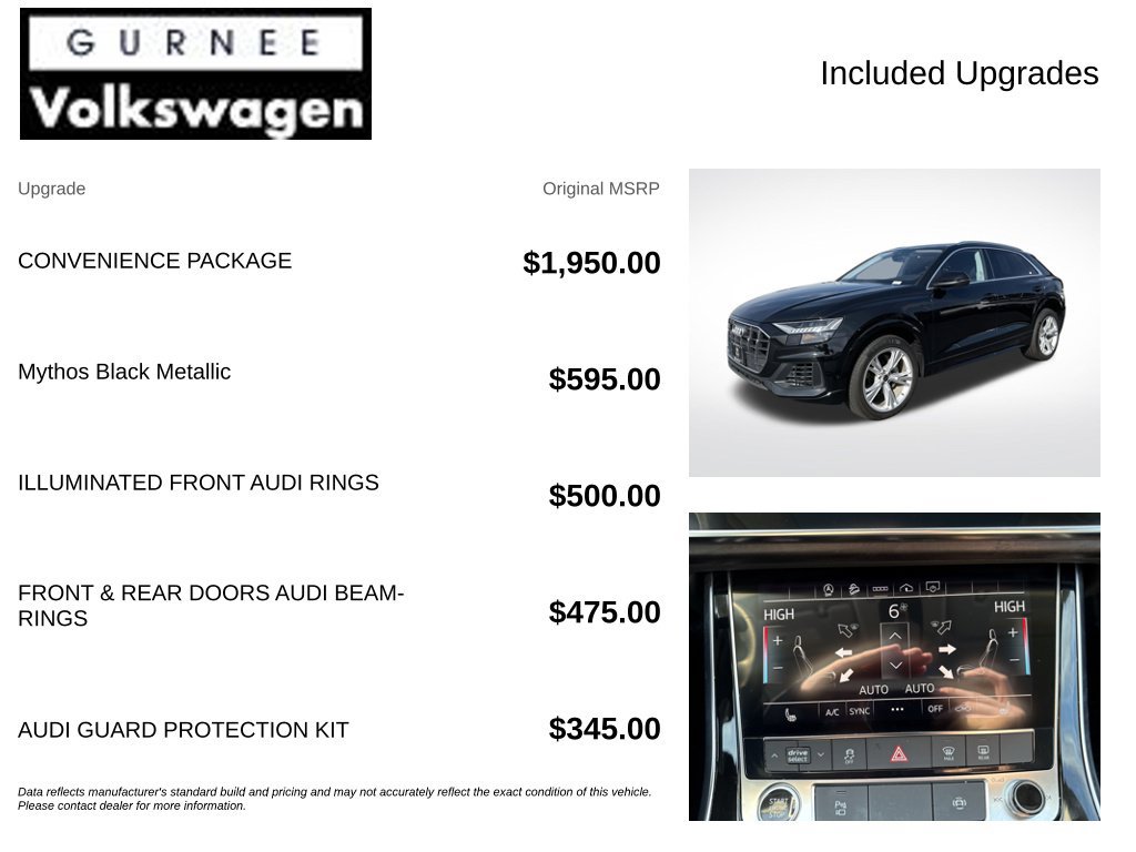 Used 2023 Audi Q8 Premium w/ Convenience Package AWD/4WD image 4