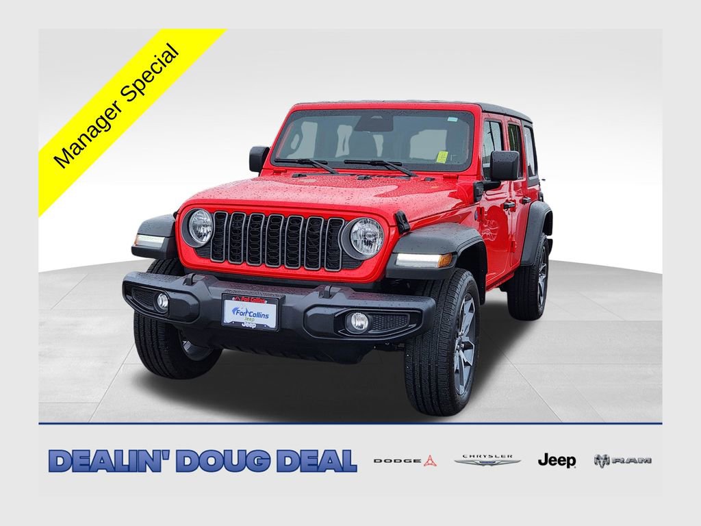 Used 2025 Jeep Wrangler Unlimited Sport S 4xe AWD/4WD image 1