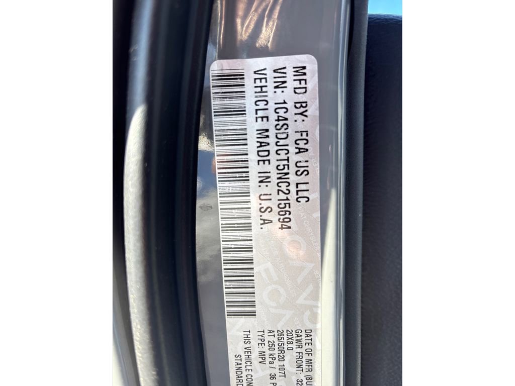 Used 2022 Dodge Durango R/T w/ Blacktop Package image 17