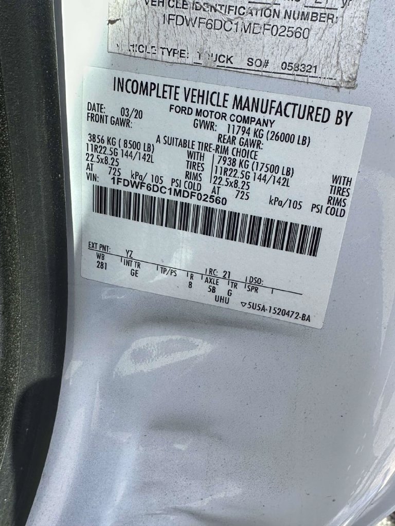 Used 2021 Ford F650 2WD Regular Cab Super Duty image 22
