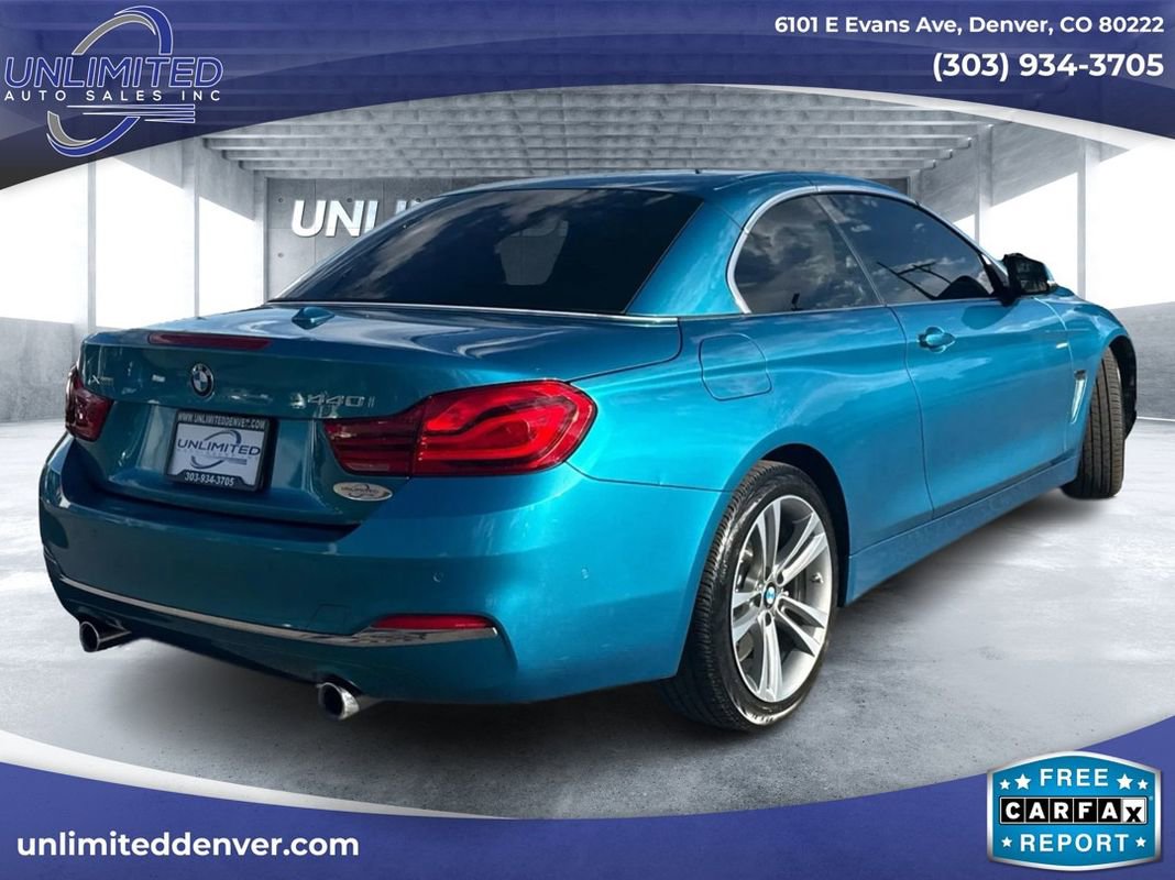 Used 2018 BMW 440i xDrive Convertible image 3