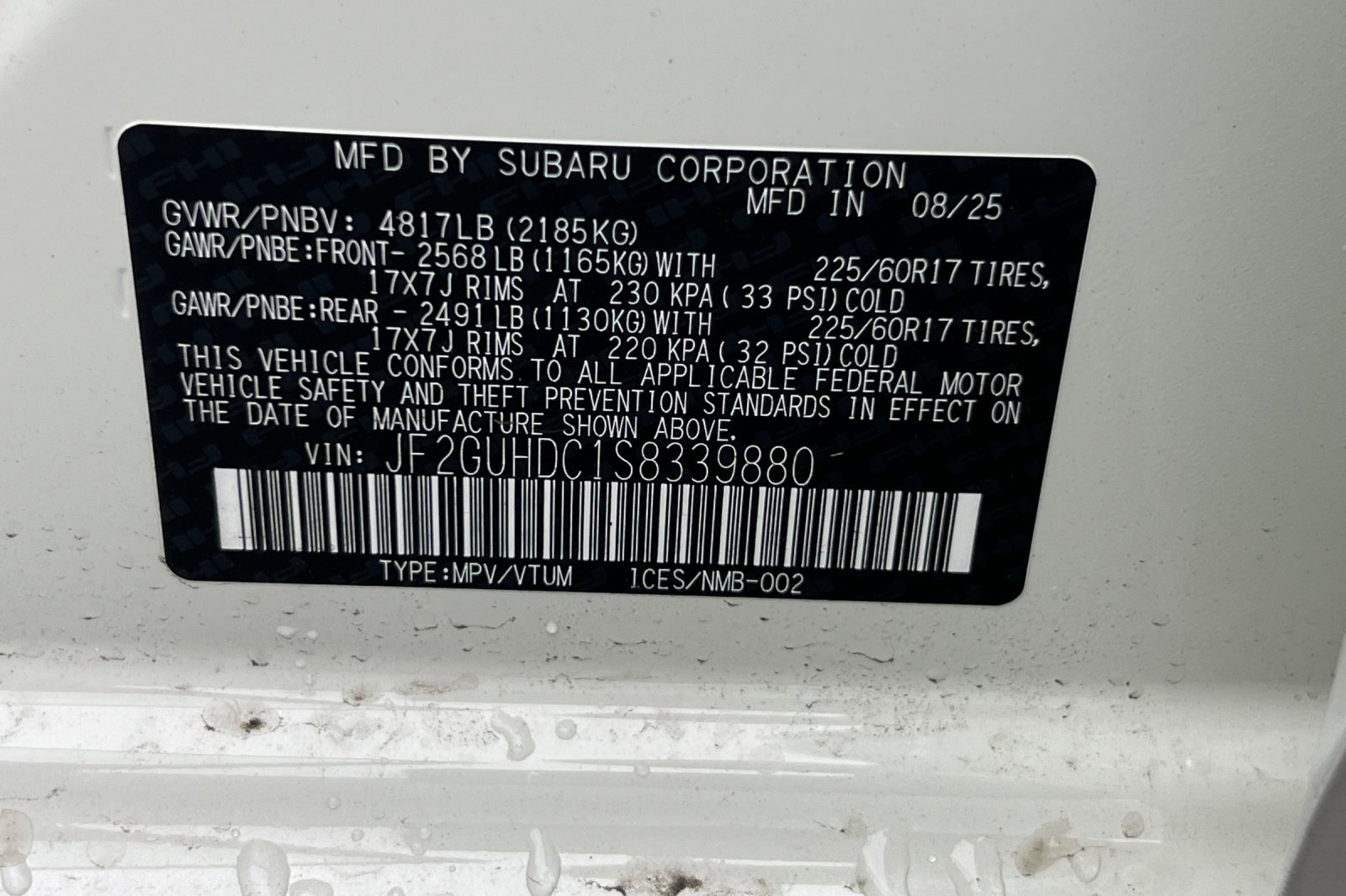 New 2025 Subaru Crosstrek 2.5i Premium image 27