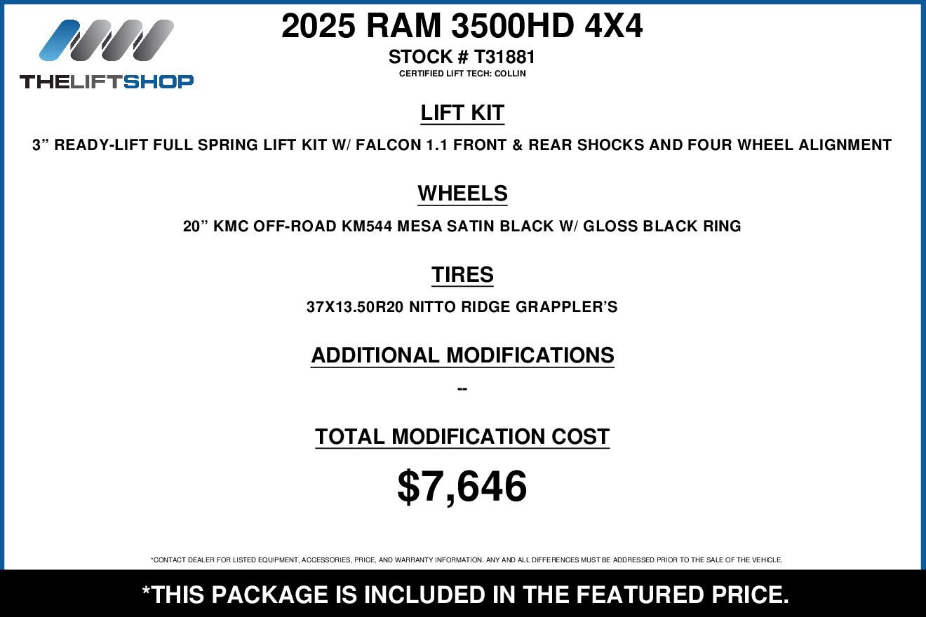 Used 2025 RAM 3500 Laramie AWD/4WD image 2