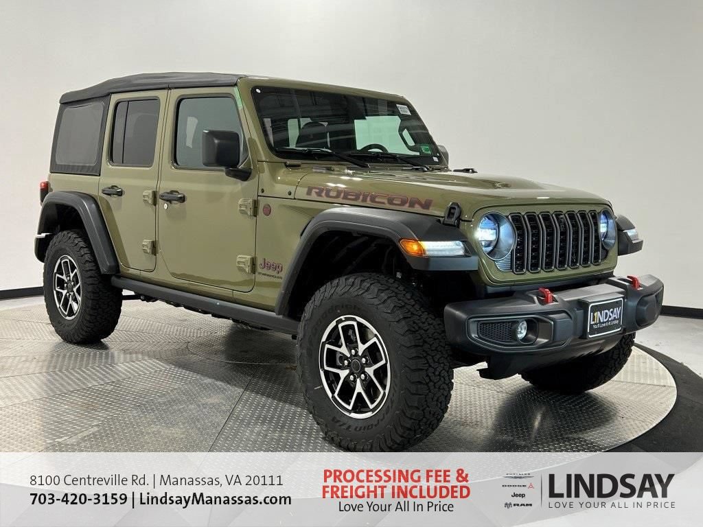 New 2026 Jeep Wrangler Unlimited Rubicon w/ Safety Group AWD/4WD image 1