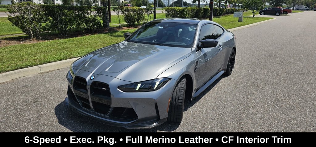 Used 2025 BMW M4 Coupe w/ Executive Package RWD image 1