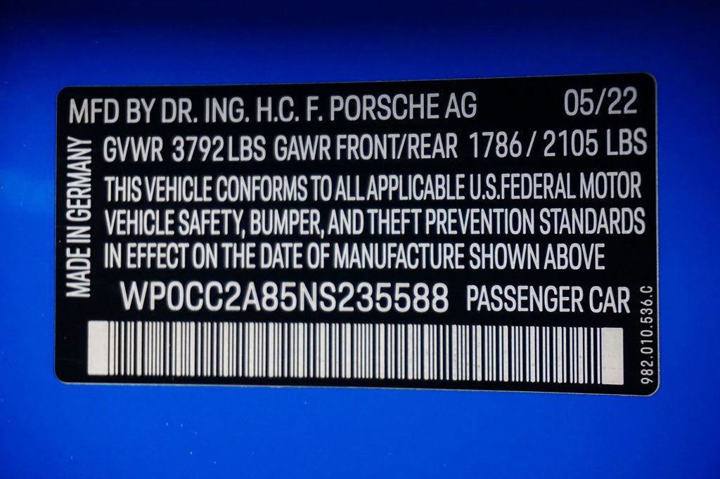 Used 2022 Porsche 718 Boxster Spyder image 22
