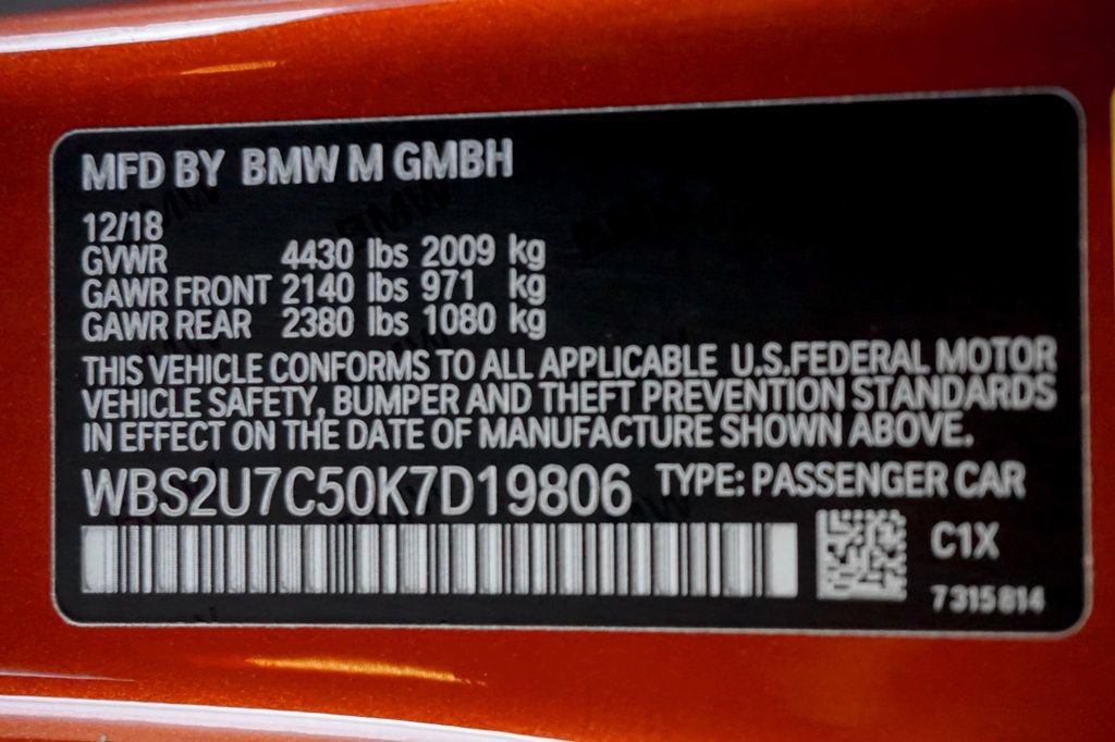 Used 2019 BMW M2 Competition RWD image 18
