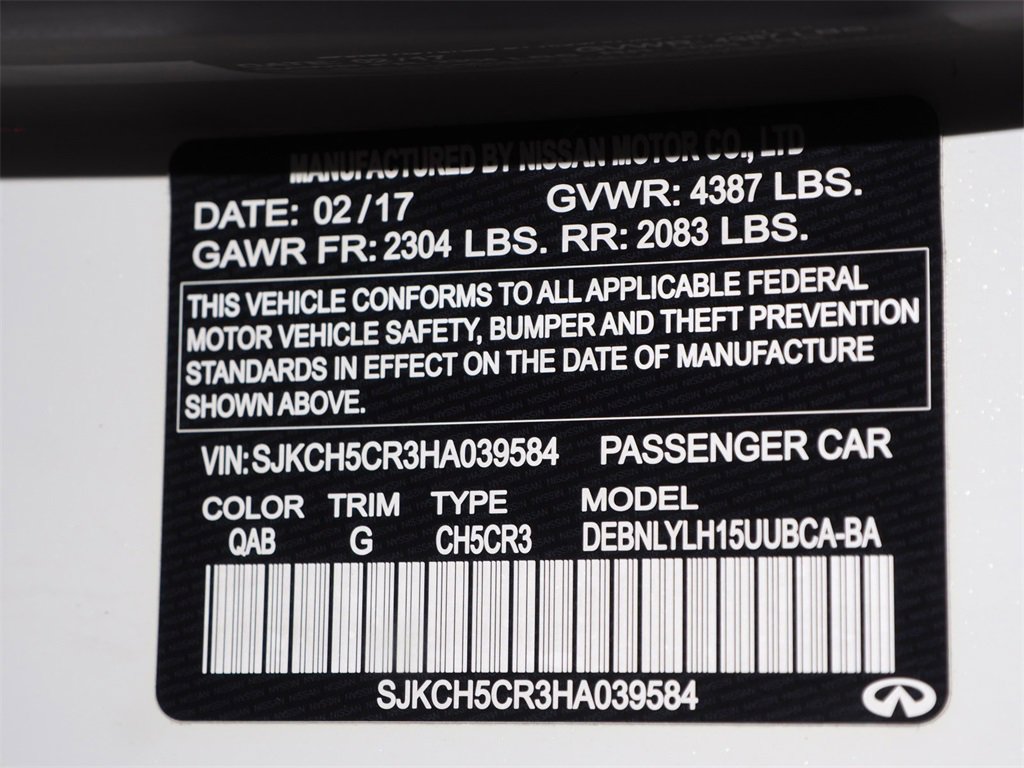 Used 2017 INFINITI QX30 Premium w/ Technology Package image 28