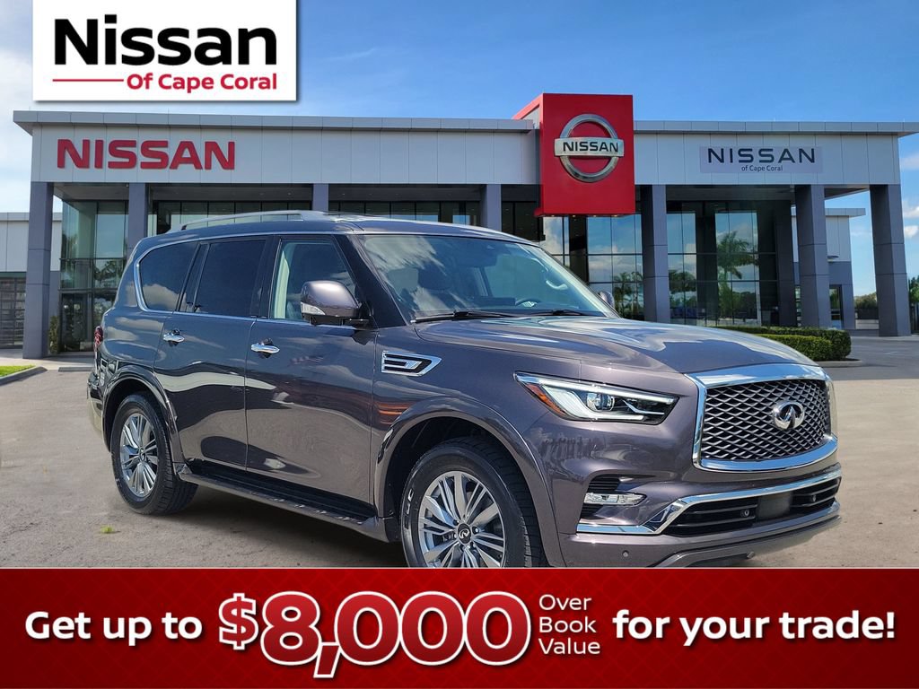 Used 2023 INFINITI QX80 Luxe w/ All-Season Package AWD/4WD image 1
