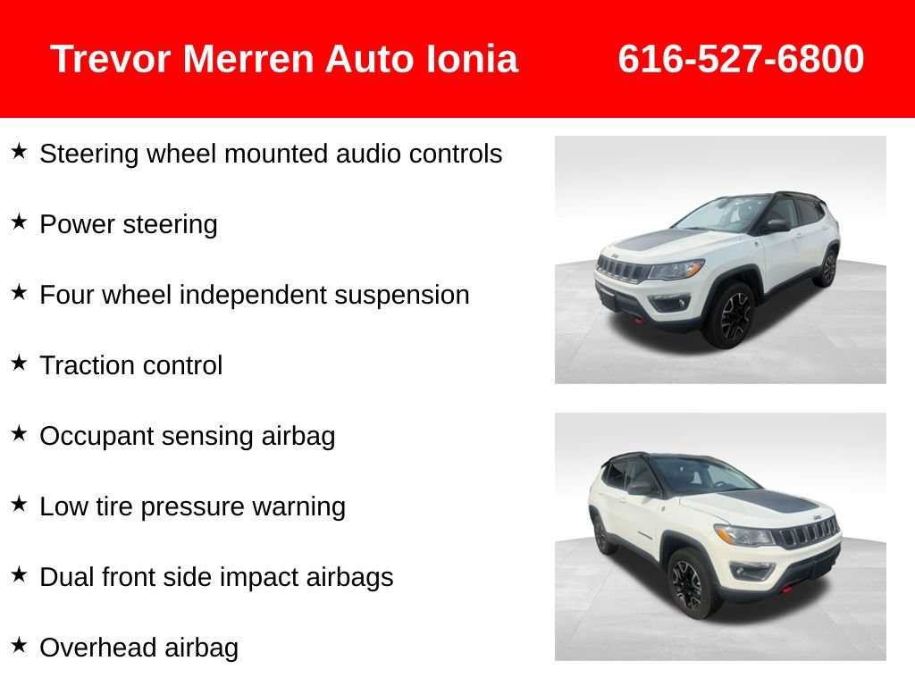 Used 2021 Jeep Compass Trailhawk AWD/4WD image 25