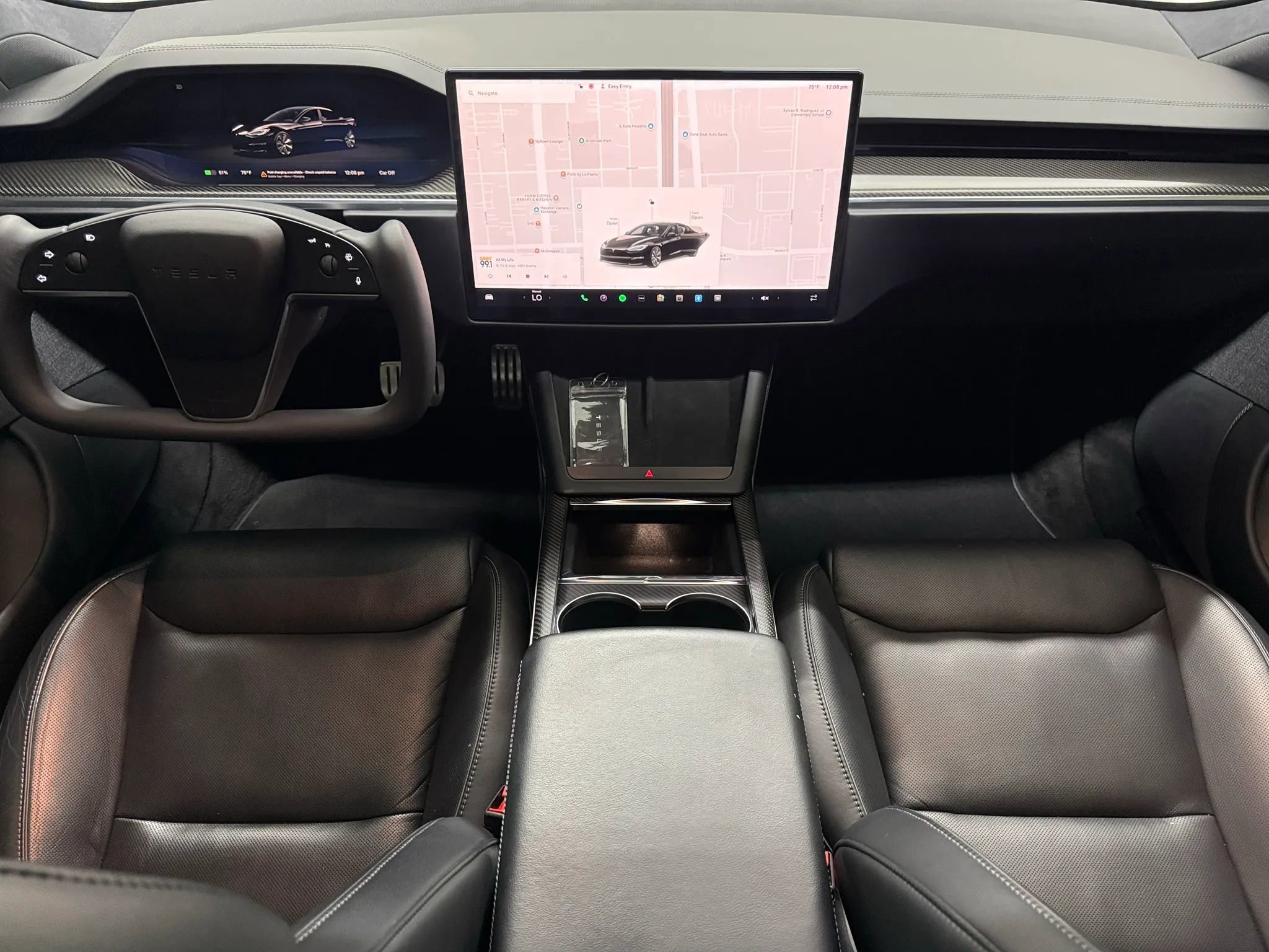 Used 2021 Tesla Model S Plaid AWD/4WD image 2