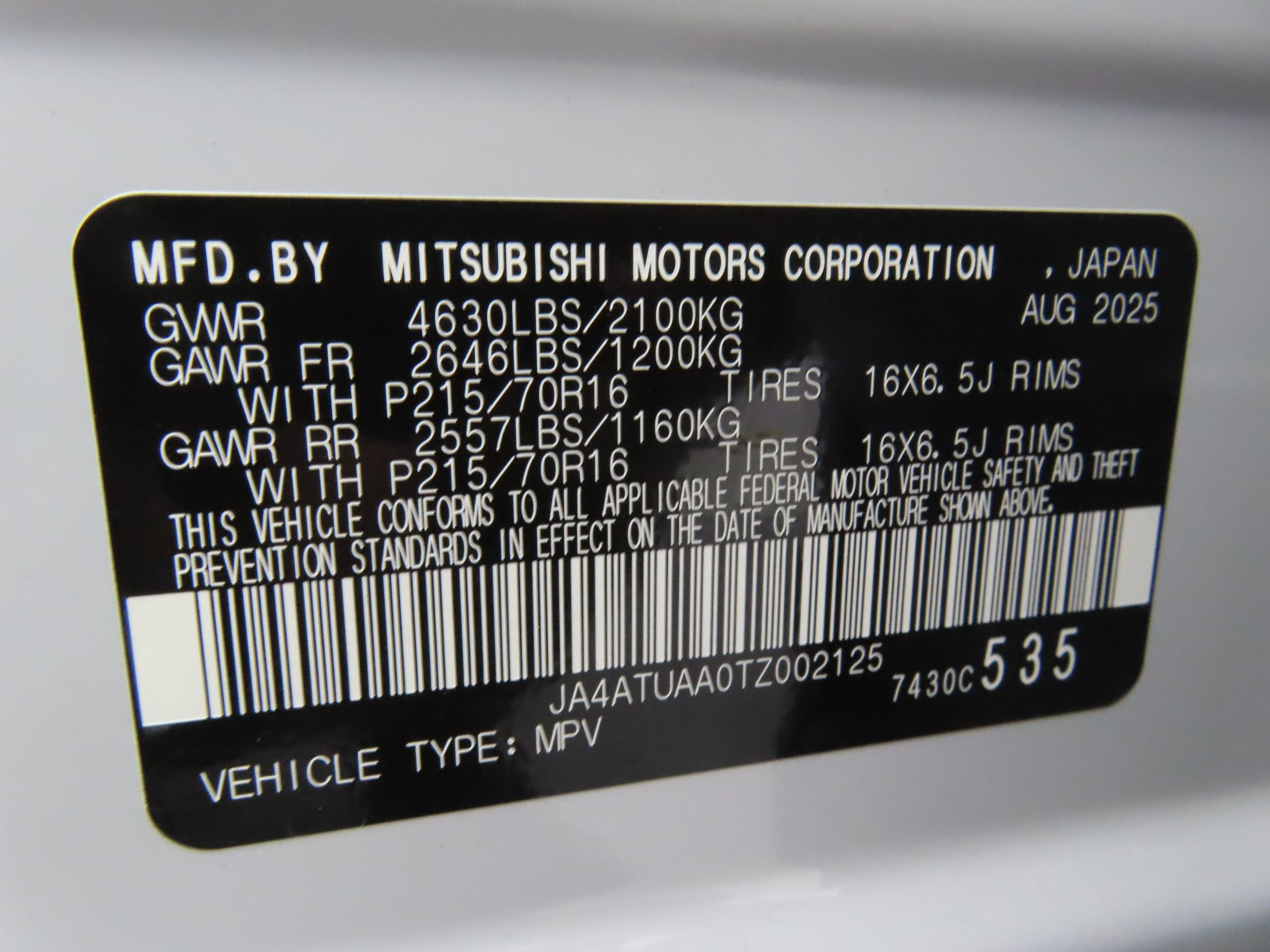 New 2026 Mitsubishi Eclipse Cross ES image 26