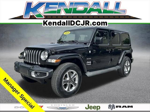 Certified 2018 Jeep Wrangler Unlimited Sahara AWD/4WD image 1