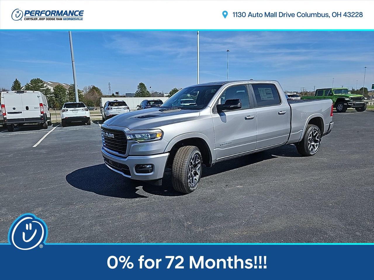 New 2025 RAM 1500 Laramie w/ Advanced Safety Group II