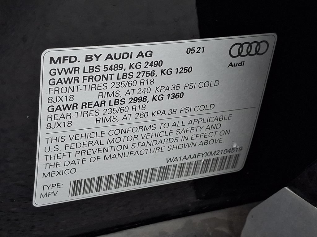 Used 2021 Audi Q5 2.0T Premium w/ Convenience Package AWD/4WD image 27
