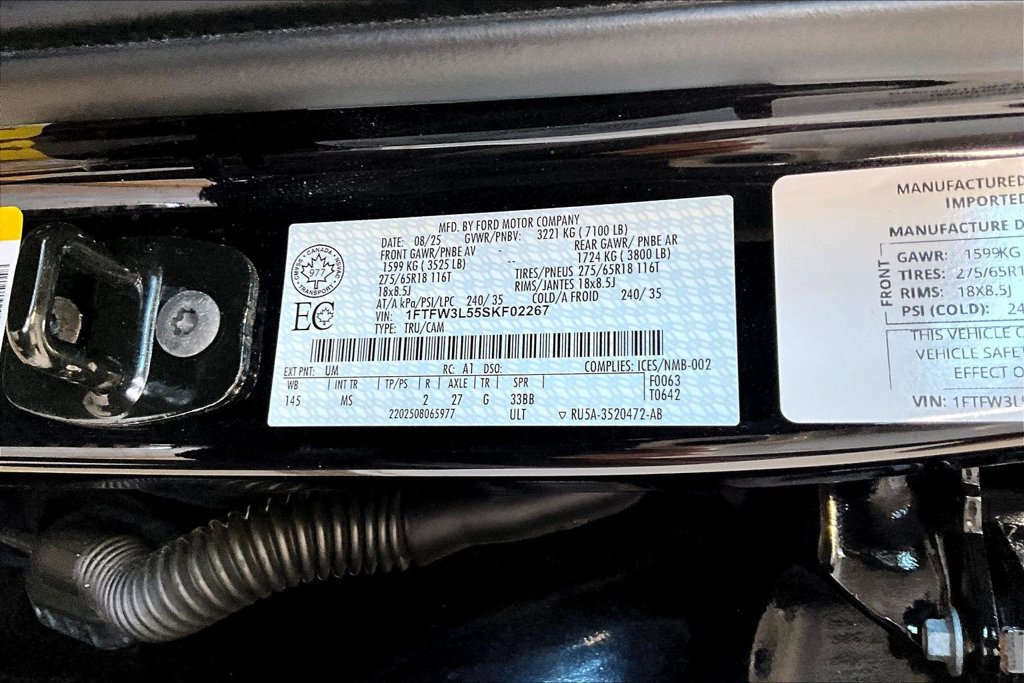 Used 2025 Ford F150 XLT w/ Equipment Group 301A Standard AWD/4WD image 21