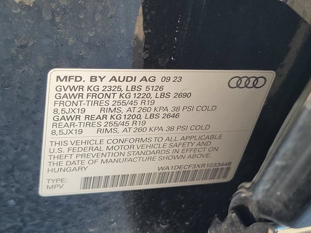 Certified 2024 Audi Q3 2.0T Premium w/ Convenience Package AWD/4WD image 31