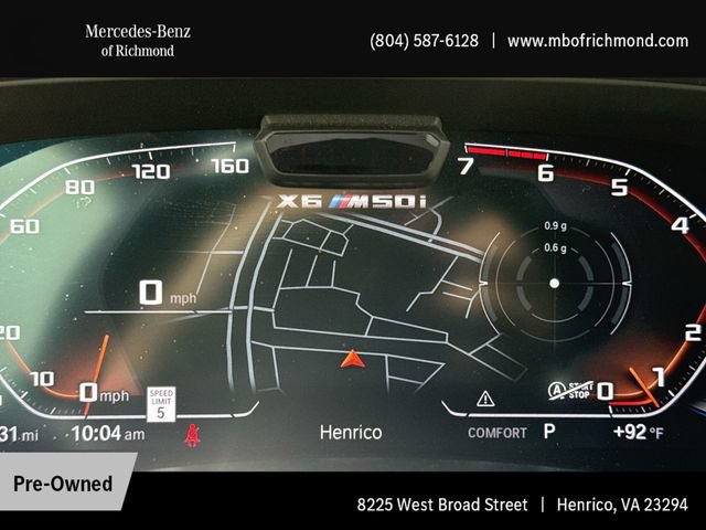 Used 2023 BMW X6 M50i w/ Executive Package AWD/4WD image 25