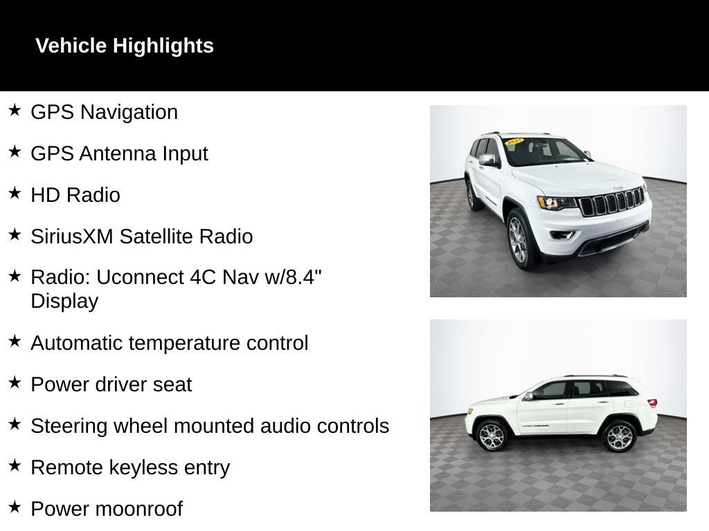 Used 2021 Jeep Grand Cherokee Limited AWD/4WD video 2