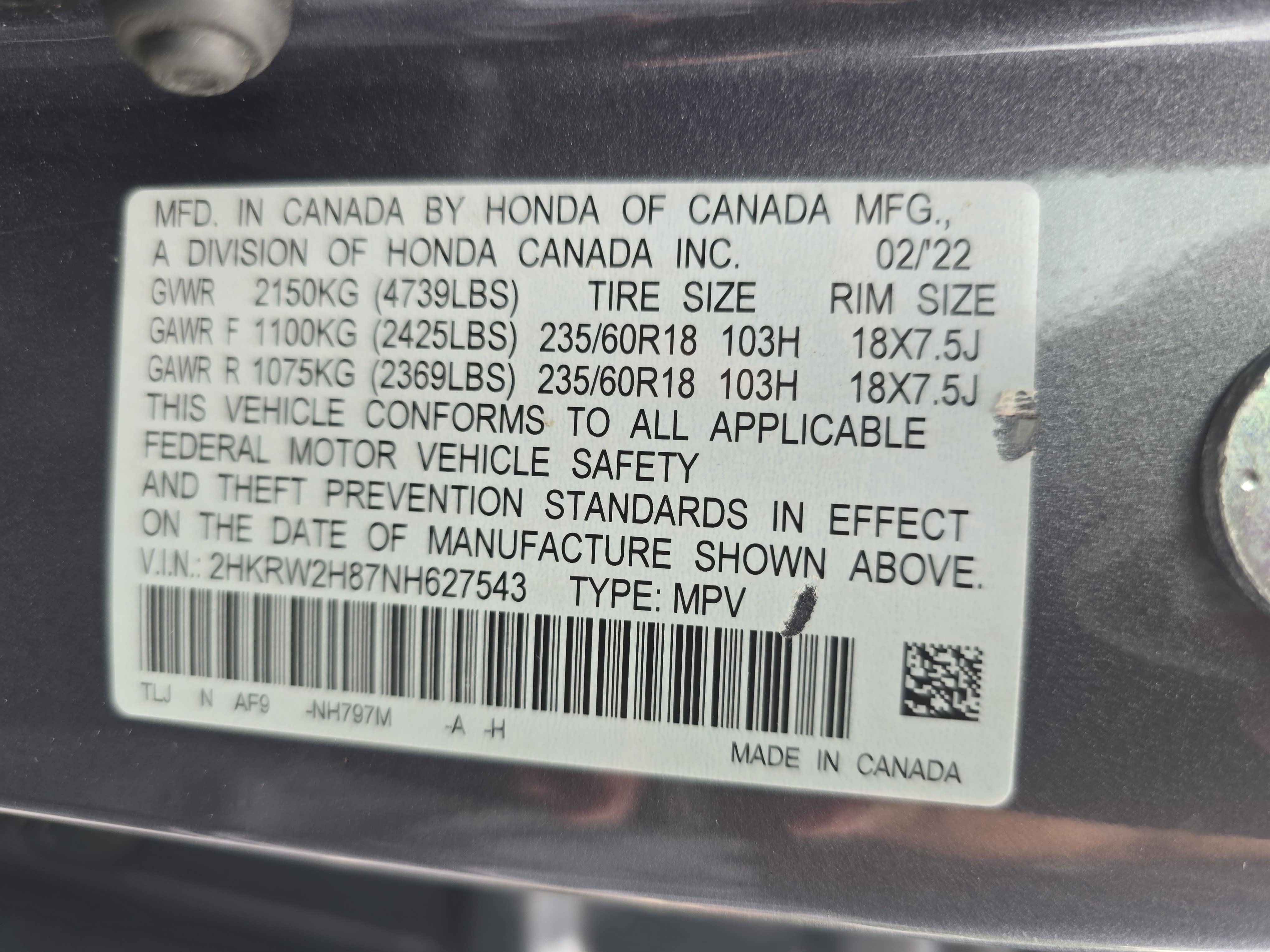 Used 2022 Honda CR-V EX-L image 37