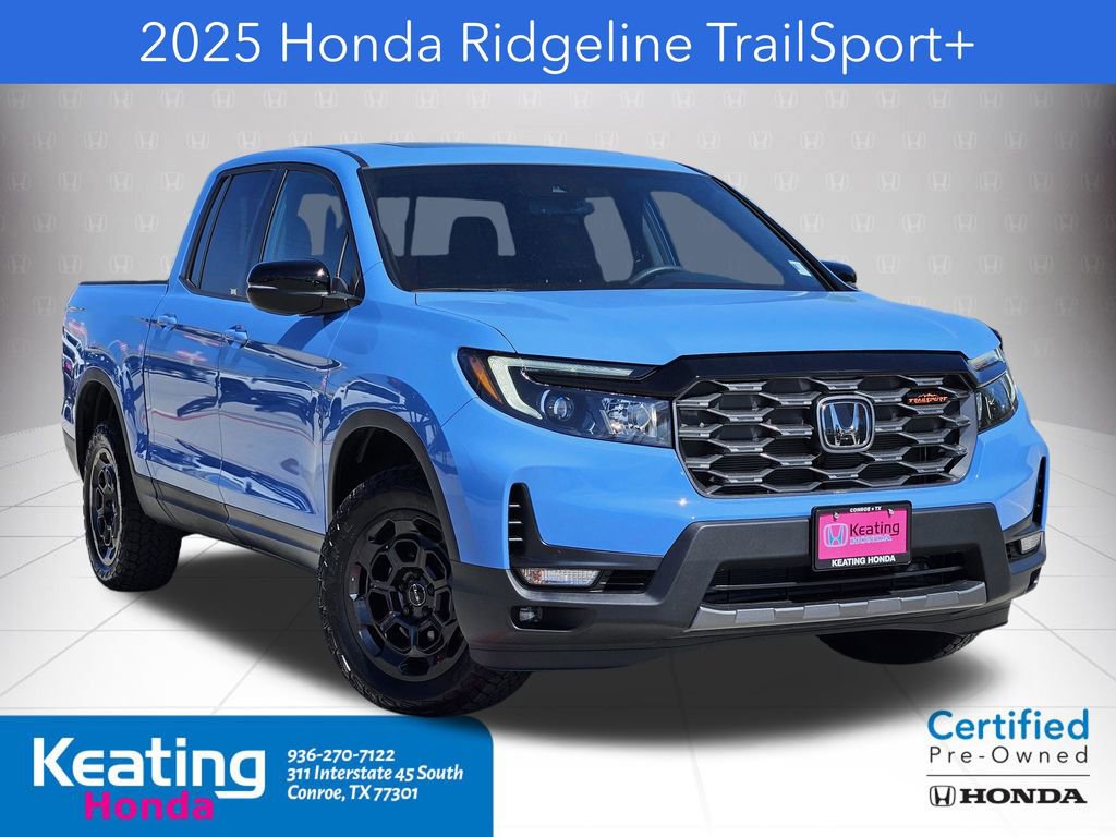 Certified 2025 Honda Ridgeline TrailSport+